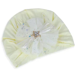 Baby Moo Royal Princess Crown Matching Cap And Socks Set - Yellow