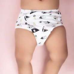 Baby Moo Sailor Captain Reusable Cloth Training Diaper Panty - Multicolour