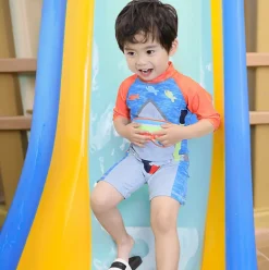 Baby Moo Scuba Beach Bodysuit One-Piece Swimsuit Pool Swimming Costume - Blue