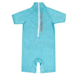 Baby Moo Shark Beach Bodysuit One-Piece Swimsuit Pool Swimming Costume - Sea Green