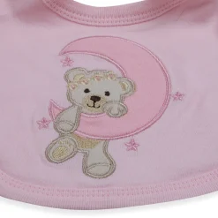 Baby Moo Sleepy Teddy Cotton Infant Essentials 8 pcs Romper Gift Set - Pink