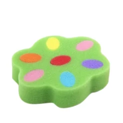 Baby Moo Sliced Custard Apple And Orange 2 Pk Bath Sponge - Multicolour