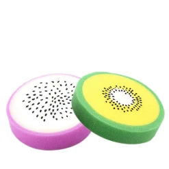 Baby Moo Sliced Dragon Fruit And Kiwi 2 Pk Bath Sponge - Multicolour