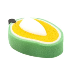 Baby Moo Sliced Orange And Mango 2 Pk Bath Sponge - Multicolour