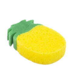 Baby Moo Sliced Strawberry And Pineapple 2 Pk Bath Sponge - Multicolour