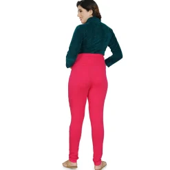 Baby Moo Soft And Comfy Full Length Maternity Leggings Solid - Pink