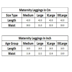 Baby Moo Soft And Comfy Full Length Maternity Leggings Solid - Grey