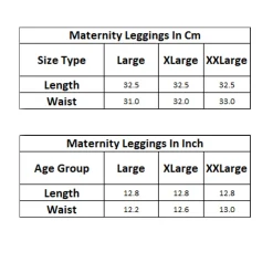 Baby Moo Soft And Comfy Mid-Calf Length Maternity Pant Solid - Navy Blue