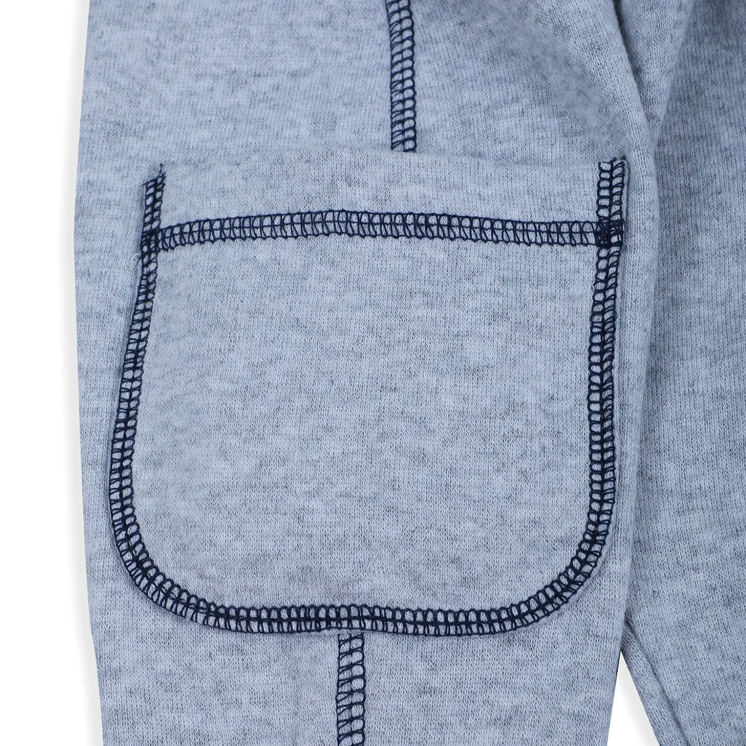 Baby Moo Solid Stretchable Jogger with Full Sleeve Onesie And Booties Gift Set - Grey