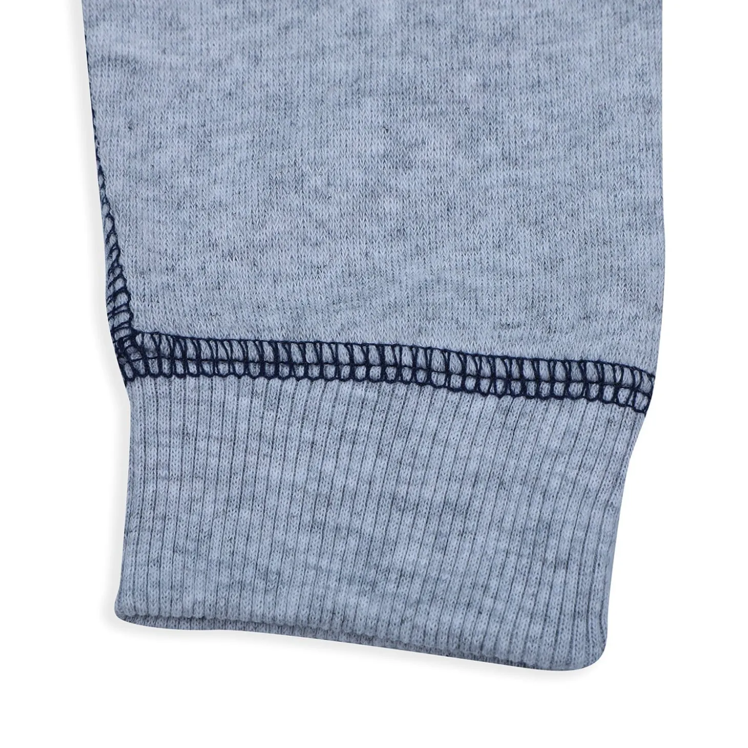 Baby Moo Solid Stretchable Jogger with Full Sleeve Onesie And Booties Gift Set - Grey