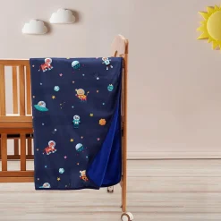 Baby Moo Space All Season Premium Blanket - Blue