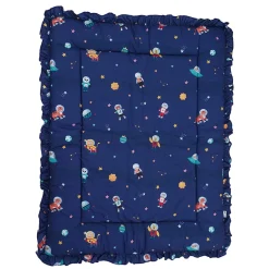 Baby Moo Space Soft Frill Large Duvet Quilt - Blue