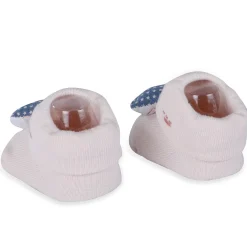 Baby Moo Star House Cotton Anti-Skid 3D Socks - Pink