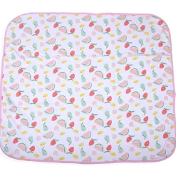 Baby Moo Strawberry Watermelon Soft Reversible Wrapper - Pink