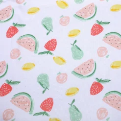 Baby Moo Strawberry Watermelon Soft Reversible Wrapper - Pink