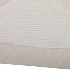Baby Moo Striped And Plain Organic Soft Cotton Pack of 2 Caps - Grey