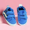Baby Moo Stylish Casual Velcro Straps Anti-Skid Sneakers - Blue