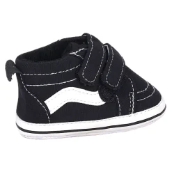 Baby Moo Stylish Casual Velcro Straps Anti-Skid Sneakers - Black