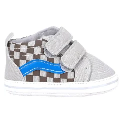 Baby Moo Stylish Casual Velcro Straps Anti-Skid Sneakers - Grey
