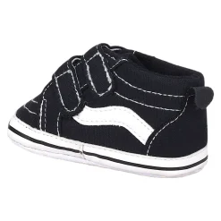 Baby Moo Stylish Casual Velcro Straps Anti-Skid Sneakers - Black