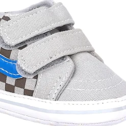Baby Moo Stylish Casual Velcro Straps Anti-Skid Sneakers - Grey