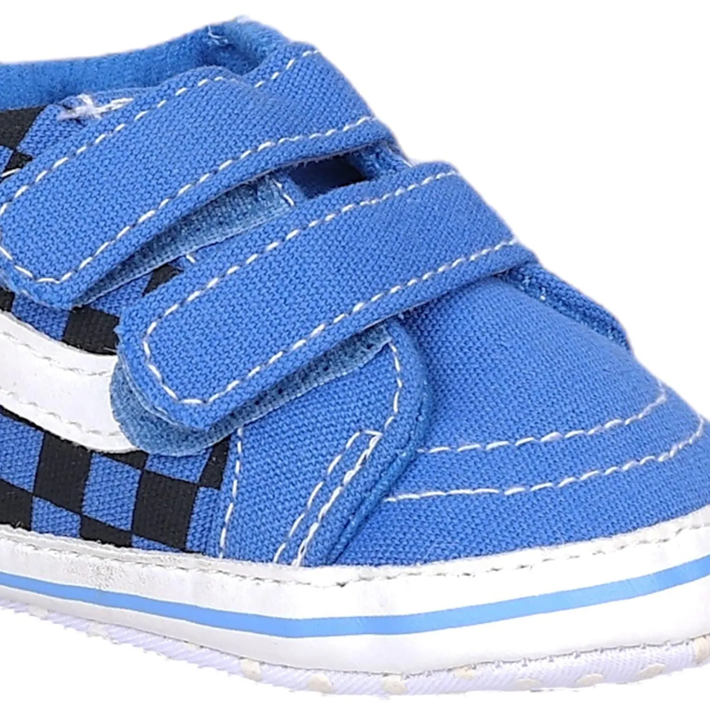 Baby Moo Stylish Casual Velcro Straps Anti-Skid Sneakers - Blue