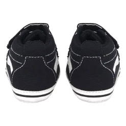 Baby Moo Stylish Casual Velcro Straps Anti-Skid Sneakers - Black