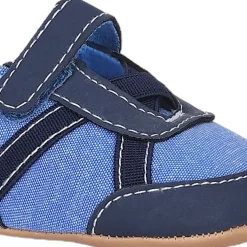 Baby Moo Stylish Velcro Straps Anti-Skid Sneakers - Blue