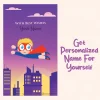 Baby Moo Super Hero 40 Gift Card Pack Personalised Wish Tags - Purple