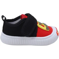 Baby Moo Truck Applique Velcro Strap Anti-Skid Chu Chu Sound Sneakers - Red