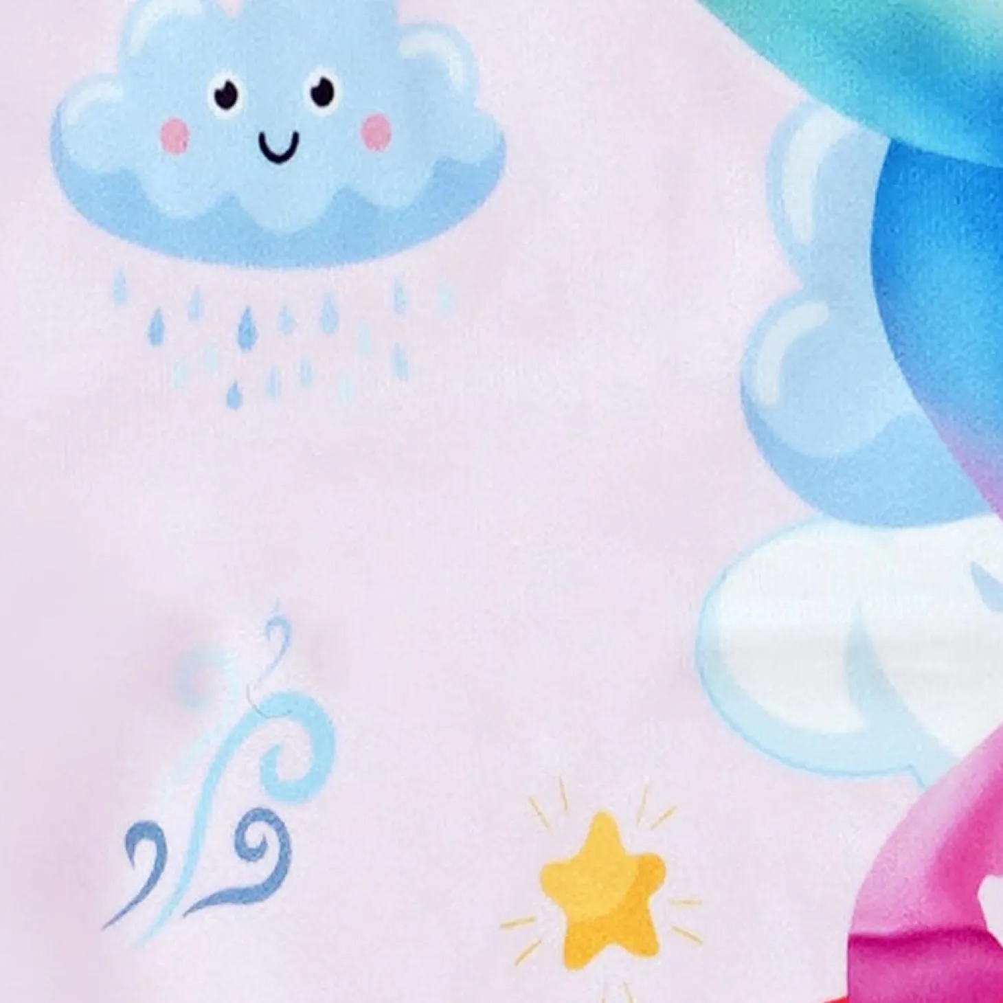 Baby Moo Unicorn All Season Velvet And Hosiery Large Blanket - Pink