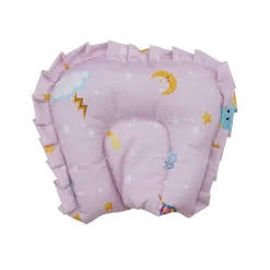 Baby Moo Unicorn Bedding Gift Set 2 Bolsters, U Pillow, Mattress And Quilt Set - Pink