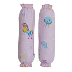 Baby Moo Unicorn Bedding Gift Set 2 Bolsters, U Pillow, Mattress And Quilt Set - Pink