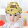 Baby Moo Unicorn Head Protection Adjustable Cushioned Safety Helmet - Yellow