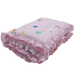 Baby Moo Unicorn Soft Frill Large Duvet Quilt - Pink