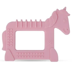 Baby Moo Unicorn Soothing Silicon Teether BPA And Toxin Free - Pink