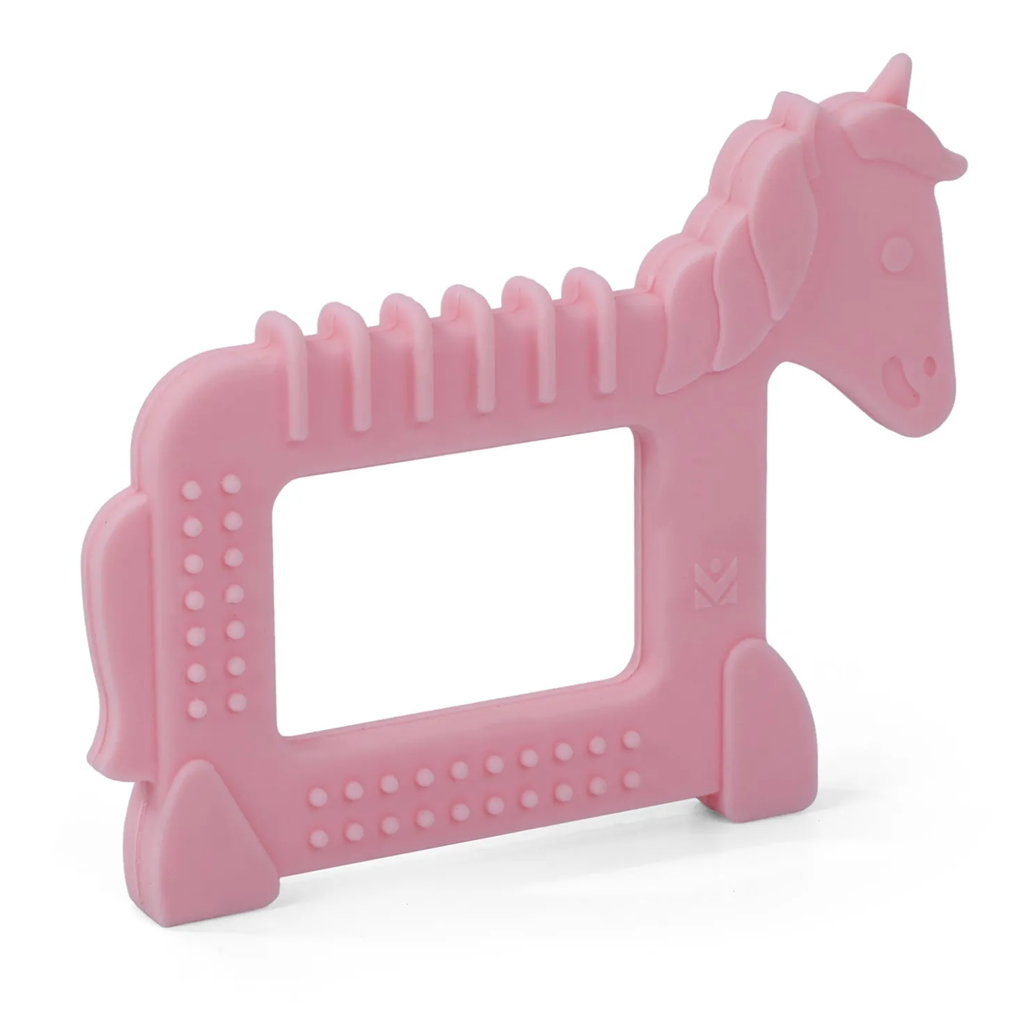 Baby Moo Unicorn Soothing Silicon Teether BPA And Toxin Free - Pink