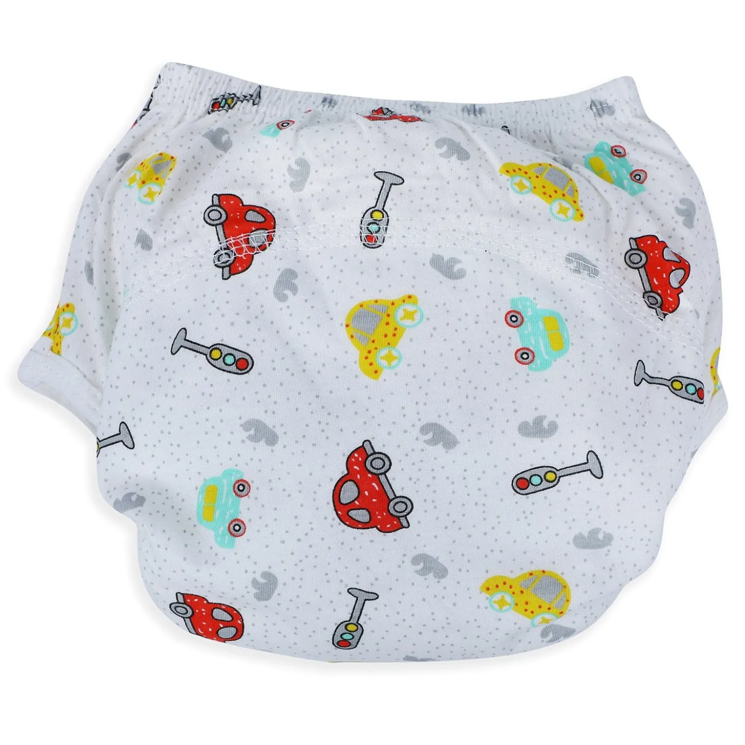 Baby Moo Vehicle Reusable Cloth Training Diaper Panty - Multicolour