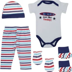 Baby Moo Way Too Cute Blue 5 Pcs Gift Set