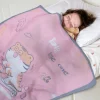 Baby Moo Wild Tiger All Season Medium Muslin Blanket - Pink
