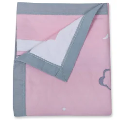 Baby Moo Wild Tiger All Season Medium Muslin Blanket - Pink