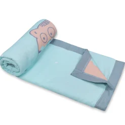 Baby Moo Wild Tiger All Season Medium Muslin Blanket - Mint Green
