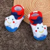 Baby Moo Winking Star Cotton Anti-Skid 3D Socks - Red