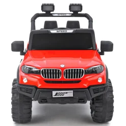 Baby Moo 4X4 Mercedes Benz Electric Ride-On Car for Kids | Rechargeable Battery | Bluetooth Remote Control | USB MP3 Player | Double Seat | Age 2-6 - Red