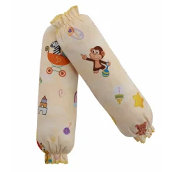 Baby Moo Zebra And Monkey 2 Pcs Velvet Large Bolster Set - Yellow