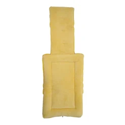 Baby Moo Zebra in Pram Premium Carry Nest Velvet With Fur Lining Sleeping Bag - Yellow