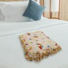 Baby Moo Zebra in Pram Soft Frill Large Duvet Quilt - Yellow