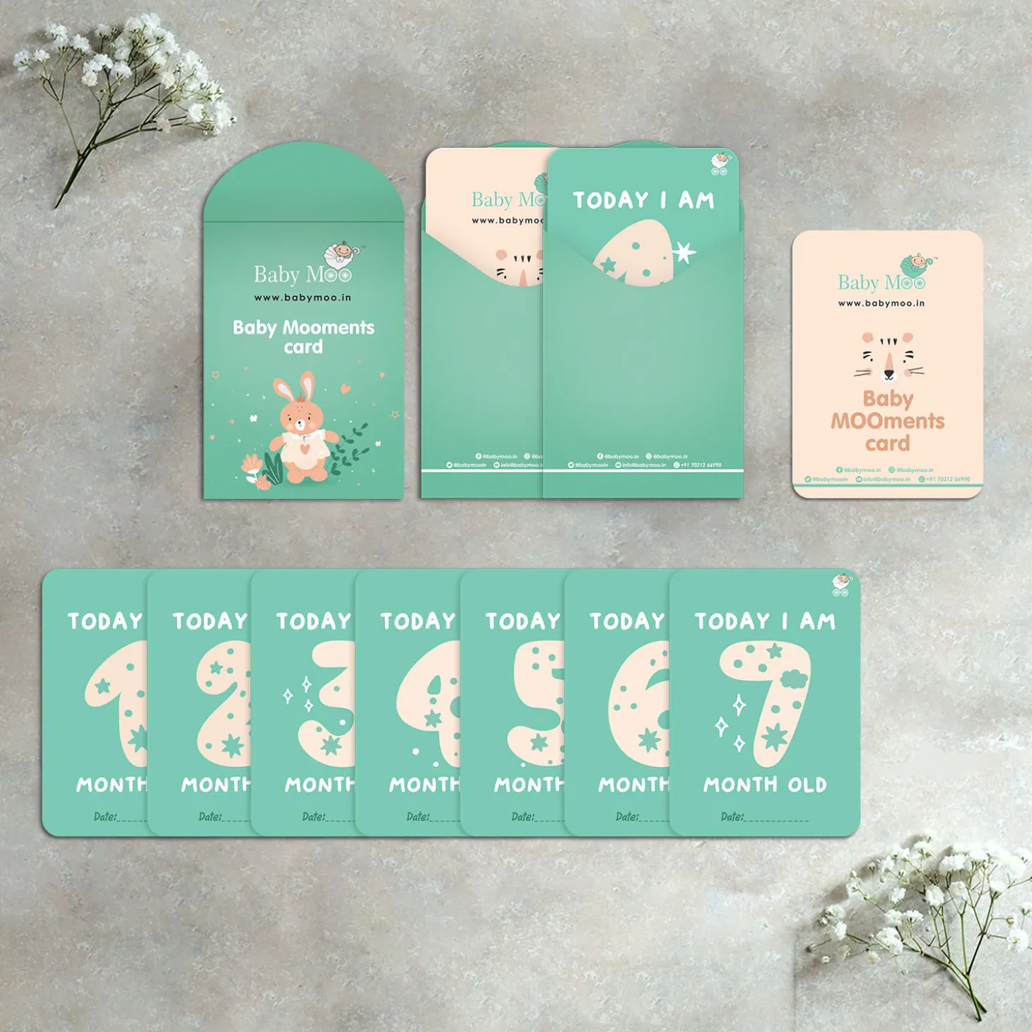 Baby MooMents First Year Milestone Cards