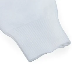 Basic Polo Neck Ribbed Premium Full Sleeves Knitted Kids Sweater - White