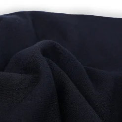 Basic Polo Neck Ribbed Premium Full Sleeves Knitted Kids Sweater - Black